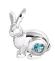 Статуетка з камінням Swarovski Кролик 6х7 см 1601995 - зображення 1