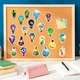 Набор наклеек Лампочки Light Bulbs 50 шт - изображение 6