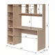 Стол письменный СП11 SENAM 1700х1550х500 мм ДСП Белый - изображение 2