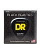 Струни для бас-гітари DR Strings Black Beauties Bass 5-String - Medium (45-125) - зображення 1