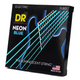 Струни для електрогітари DR Strings NEON Blue Electric - Heavy (11-50) - зображення 3