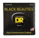 Струни для акустичної гітари DR Strings Black Beauties Acoustic - Medium (13-56) - зображення 1