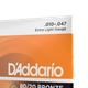 Струни для акустичної гітари DʼAddario EJ10 80/20 Bronze Extra Light (10-47) - зображення 4