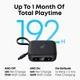 Бездротові навушники Anker Soundcore P41i, Black, 192H, Adaptive ANC, TWS, BassUp, IPX5, зарядний кейс 3000 mAh, зарядка телефону - зображення 5