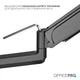 Кронштейн OfficePro MA721B 17-32" Black (VESA100х100) - зображення 13