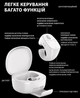 Багатофункціональний кільцевий Bluetooth-пульт для смартфона, TikTok, Instagram, YouTube, дистанційна зйомка фото та відео, білий - зображення 4