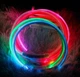 Ошейник для собак Led светящийся ЗЕЛЕНЫЙ размер большой 70 см (OM2) - изображение 2