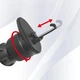Автомобільний тримач для телефону в дефлектор Little One Air Hook з металевим гачком, універсальний, срібний - изображение 2