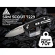 Ніж складаний кишеньковий SRM Scout 7229-GB (6.9 см) 14C28N / G10 чорний - зображення 8