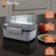 Ланчбокс B.Box Ruhhy 26169 800 мл сірий, герметичний контейнер для їжі з відділеннями, для мікрохвильовки та посудомийної машини - зображення 5