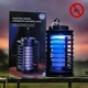 Электрическая ловушка от насекомых Mosquito Control Lamp, лампа от комаров, мошек, мух, низкий уровень шума, безопасна для детей и животных,черная - изображение 5