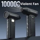 Турбовентилятор портативный Viollent Fan X8 (для обдува и очистки) Черный 64480 - изображение 7