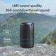 Портативна Bluetooth-колонка ZEALOT S32 10W з бездротовим мікрофоном, SD/USB/AUX, до 10 годин роботи, караоке-набір, чорна - зображення 5