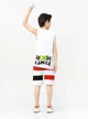 Детская летняя майка "SmileyWorld" H&M 134-140 см Белая - изображение 3