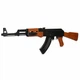 Автомат іграшковий AK-47 з ліхтариком і лазерним прицілом на кульках 6 мм 88 см - зображення 1