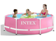 Басейн Intex 244×76 см з металевим каркасом для відпочинку - зображення 2