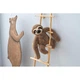 М'яка іграшка FANCY Sloth XXL плюшевий лінивець, 57 см - изображение 5