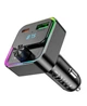 Автомобільний FM-трансмітер модулятор HOCO Fantasy car BT FM transmitter E81 USB/Type-C, 30W/3A, PD/QC - изображение 1