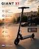 Электросамокат Giant City X1 Black 350Вт 7.5Ah 24V 2026 года чёрный до 20 км запас хода скорость до 20 км 3 режима скорости лёгкий 9 кг складной для города детский электрический самокат электро для ребёнка до 70 кг гиант сити х1 - изображение 2