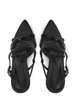 Босоніжки жіночі на підборах Meideli 8104/Black/Ecoleather/H8833-85/B 36 Чорний - изображение 3