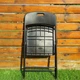 Розкладний садовий стілець Sticker Wall SW-00001608 black - зображення 6