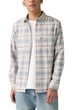 Мужская рубашка в клетку Levi's 54(2XL) Бежево-голубой (148494) - изображение 4