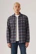Мужская фланелевая рубашка Levi's 52(XL) Синий-клетка (148495) - изображение 1