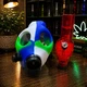 Мини-кальян-бонг-маска 031Q Crazy Mask с акриловой трубкой Череп 20 см - изображение 2