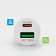 Автомобильное зарядное устройство SBS Car Charger 20W USB-C USB-A White (TECRPD20W) - изображение 3