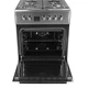 Плита газоелектрична Grunhelm FD66234I Нержавіюча сталь - зображення 2