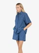 Сорочка жіноча синя 100% бавовна Arber Shirt W3 SS26 W-BL145 48 блакитний (W04.01.23.624) - зображення 3