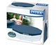 Тент для каркасного бассейна диаметром 457 см. Intex 28032 — защитная крышка от листьев, пыли и насекомых (IND-28032) - изображение 7