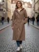 Парка демисезонная женская Guess 148638402 L Коричневая (1159864294) - изображение 4