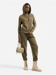 Толстовка на молнии с капюшоном женская Armani Exchange 93658933 S Зеленая (1159864027) - изображение 3