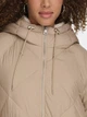 Куртка демисезонная удлинённая с капюшоном женская Levi`s 547429029 XL Бежевая (1159864172) - изображение 6