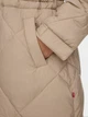 Куртка демисезонная удлинённая с капюшоном женская Levi`s 547429029 XL Бежевая (1159864172) - изображение 7