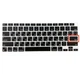 Силіконова накладка xVibe на клавіатуру MacBook NEO 13 2026 Українскі літери US Black - зображення 2