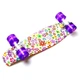 Скейт Penny Board "Violet Flowers" Bambi 1655323483 колеса со светом 75 кг - изображение 2
