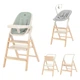 Стілець для годування та шезлонг 3 в 1 "Ergo" Carrello CRL-16701 Elora Green, до 110 кг - зображення 1