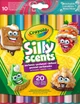 Silly Scents Набор двусторонних фломастеров, широкая линия (washable) с ароматом, 10 шт CRAYOLA Art.58-8344 - изображение 1