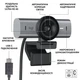 Веб-камера Logitech MX Brio 4K Graphite (960-001559,960-001548) - изображение 6