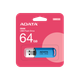 Флеш-накопитель ADATA USB 2.0 C906 64Gb Water Blue - изображение 2