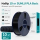 Набір - 10кг PLA-пластик Філамент Sunlu PLA Basic Classic Black для 3D-принтера - 1Кг, 1.75mm Чорний з Котушкою - 10 шт - зображення 1