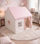 Детская палатка домик складной для игр дома и на улице 130x100x120 см розовый - изображение 2