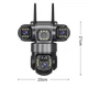 Внешняя Wi-Fi IP Камера Hoco DI95 2MP Full HD 1080P Поворотная 355° с Датчиком Движения и Ночным Видением - изображение 3
