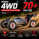 Радіокерована машинка HOSHI N517C FRENZY 1:12 4WD Brushless на пульті керування до 70+ км/год, RC позашляховик, Hobbywing, RTR - зображення 1