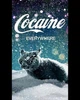 Футболка чоловіча з принтом Cocaine Cat CRC 16039-8 57056 S чорний - зображення 3
