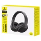 Навушники накладні бездротові Baseus Bass BH1 Lite з активним шумозаглушенням Bluetooth 5.4 Космічний чорний - зображення 3