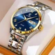 Мужские часы Poedagar Omega Blue 45 мм - изображение 2