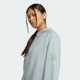 Женская толстовка SOFT LUX FULL-ZIP adidas KE9145 (S) зеленый (4068822948258) - изображение 4